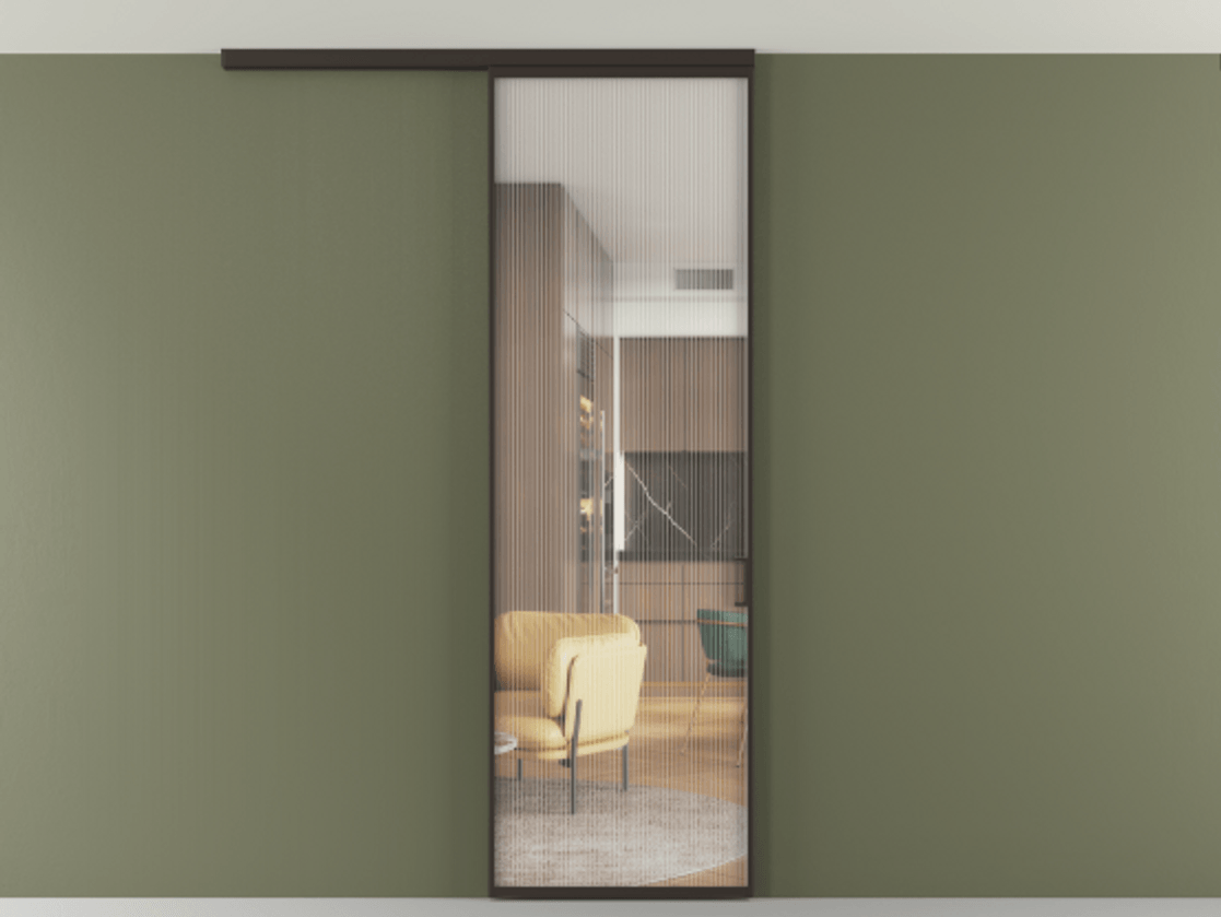 Перегородка Formato вдоль стены на потолок 1 створка АЛПР 040.01 Алюминий антрацит Рифлёное стекло "Moru", триплекс. Цена 102636 ₽ 1. Полотно 2 шт. (800/2100 мм)
2. Комплект установки раздвижной системы
3. Базовый комплект фурнитуры
4.Ручка RONDO
. Фабрика дверей Волховец 8 (800) 551 43 19 Перегородка Formato вдоль стены на потолок 1 створка АЛПР 040.01 Алюминий антрацит Рифлёное стекло "Moru", триплекс Цена 102636 ₽ | Volhovec