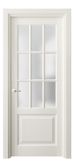 Дверь межкомнатная 0748 ДБЖ САТ. Цвет Дуб жемчуг. Материал Массив дуба эмаль. Коллекция Lignum. Картинка.