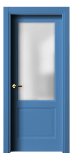 Дверь межкомнатная 1422 NCS S 2050-R80B. Цвет NCS NCS S 2050-R80B. Материал Гладкая эмаль. Коллекция Галант. Картинка.