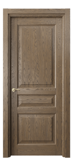 Дверь межкомнатная 0711 ДММ.Б. Цвет Дуб мраморный брашированный. Материал Массив дуба брашированный. Коллекция Lignum. Картинка.