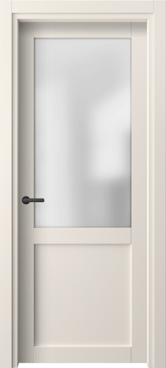 Дверь межкомнатная 2122 ПЭКБ САТ. Цвет ПЭТ кремово-белый. Материал ПЭТ. Коллекция Нео. Картинка.