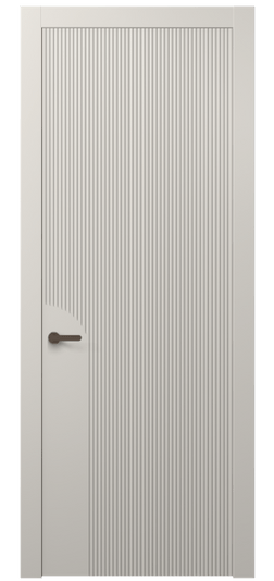Дверь межкомнатная 8625 МОС . Цвет Матовый облачно-серый. Материал Гладкая эмаль. Коллекция Дюна. Картинка.