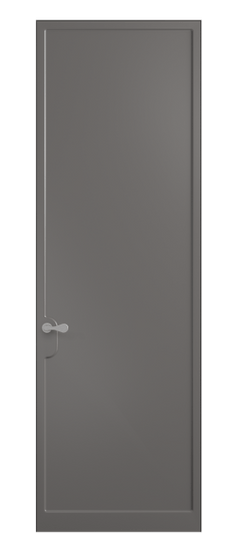 Межкомнатная дверь 7501 МКЛС. Цвет Матовый классический серый. Материал Гладкая эмаль. Коллекция Softform. Фото. Дверь межкомнатная 7501 МКЛС. Цвет Матовый классический серый. Материал Гладкая эмаль. Коллекция Softform. Картинка.