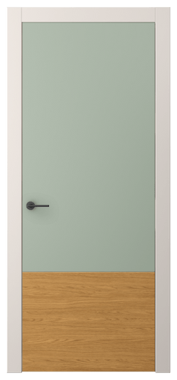 Дверь межкомнатная АКП 4229 ПЭСО. Цвет ПЭТ светло-оливковый. Материал ПЭТ. Коллекция Фридом. Картинка.
