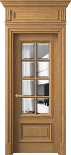 Дверь межкомнатная 7316 ДПШ.М ДВ ЗЕР Ф. Цвет Дуб пшеничный матовый. Материал Массив дуба матовый. Коллекция Антик. Картинка.
