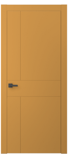 Дверь межкомнатная 8056 Пастельно-жёлтый RAL 1034. Цвет RAL Пастельно-жёлтый RAL 1034. Материал Гладкая эмаль. Коллекция Linea. Картинка.