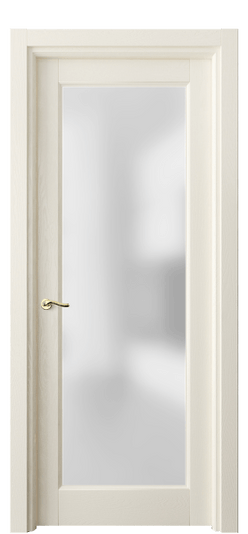 Дверь межкомнатная 0700 ДМБ САТ. Цвет Дуб молочно-белый. Материал Массив дуба эмаль. Коллекция Lignum. Картинка.