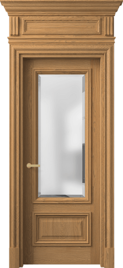 Дверь межкомнатная 7306 ДПШ.М САТ-Ф. Цвет Дуб пшеничный матовый. Материал Массив дуба матовый. Коллекция Antique. Картинка.