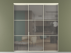 Перегородка Формато внутри проёма 3 створки