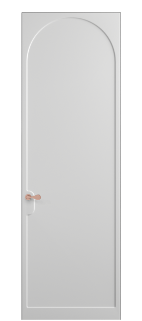 Дверь межкомнатная 7503 МБЛ. Цвет Матовый белоснежный. Материал Гладкая эмаль. Коллекция Softform. Картинка.
